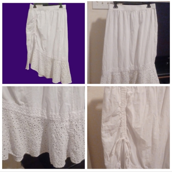 💙🌺Elegant White Skirt - Picture 1 of 10